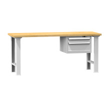 #29 HARDWORK D2W – Pracovný stôl s dvomi zásuvkami, 2000 mm, s nosnosťou do 800 kg